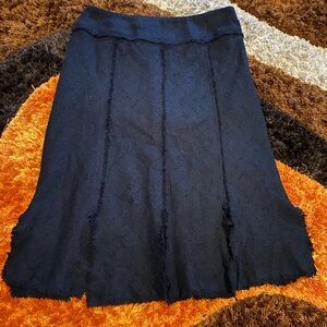 W.D.N.Y. Black, Silk Blend, Skirt